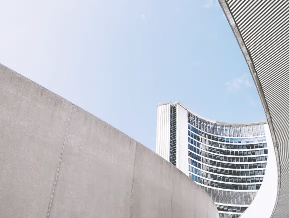 rounded building
