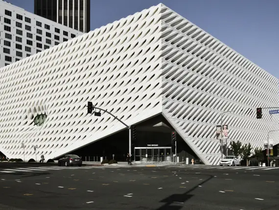 white building in the form of a cube
